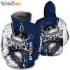 Jack Skellington And Zero Dallas Cowboys 3D Hoodie