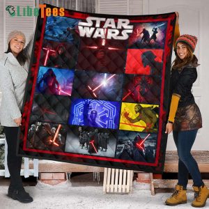 Kylo Ren Star Wars Quilt Blanket, Gifts For Star Wars Lovers