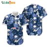 Leaves And Skulls Patriots Hawaiian Shirt, Gifts For Patriots Fans