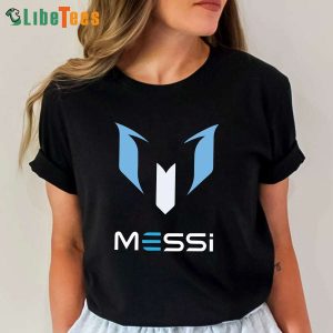 Lionel Messi Logo Argentina Football Shirt Woman 2