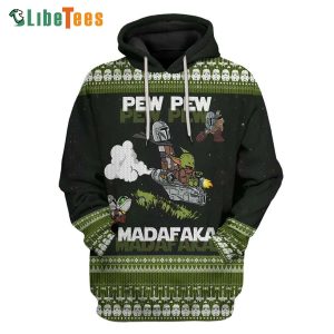 Mando and Baby  Ugly Star Wars 3D Hoodie, Cool Star Wars Gifts