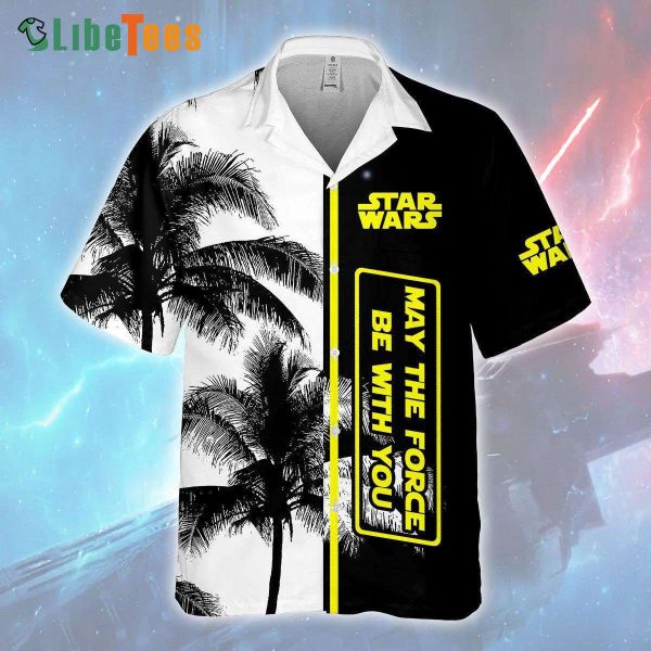 May The Force Be With You Star Wars Hawaiian Shirt, Cool Star Wars Gifts