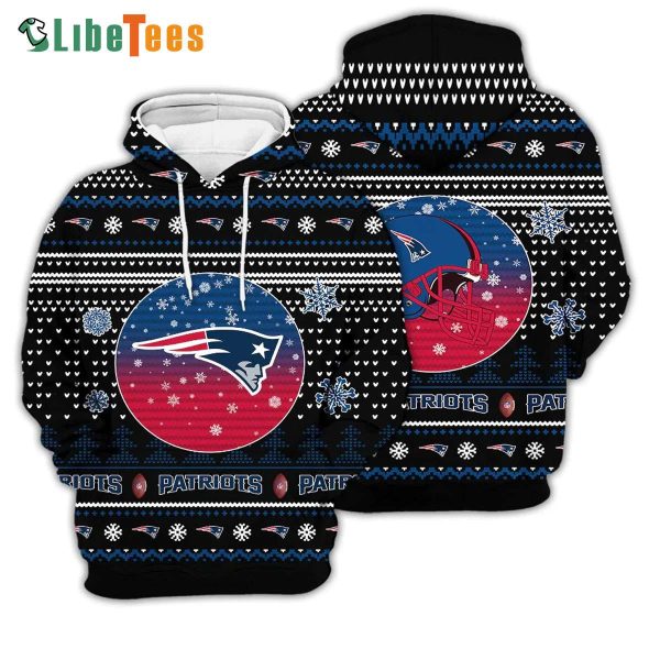 Merry Christmas New England Patriots Hoodie, Patriots Gift