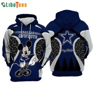 Mickey Mouse NFL Dallas Cowboys 3D Hoodie