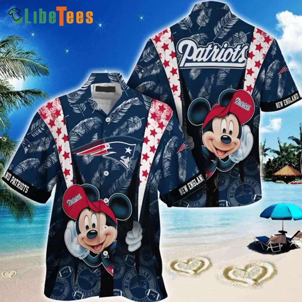 Mickey Mouse Patriots Hawaiian Shirt, Patriots Gift