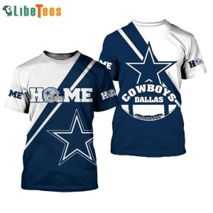 NFL Dallas Cowboys Home 3D T-shirt