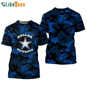 NFL Dallas Cowboys Military 3D T-shirt