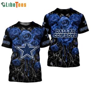 NFL Dallas Cowboys Roses 3D T-shirt