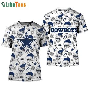 NFL Dallas Cowboys Skulls 3D T-shirt