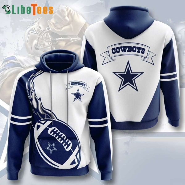 NFL Dallas Cowboys Team Logo, Dallas Cowboys 3D Hoodie