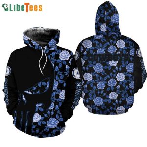 NFL Dallas Cowboys Team Skull And Flowers, Dallas Cowboys 3D Hoodie