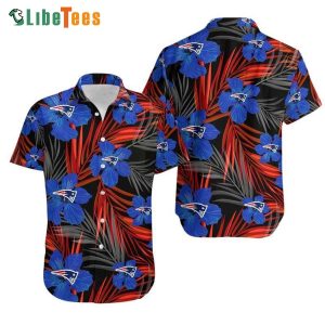 NFL New England Patriots Hawaiian Shirt Flower Special