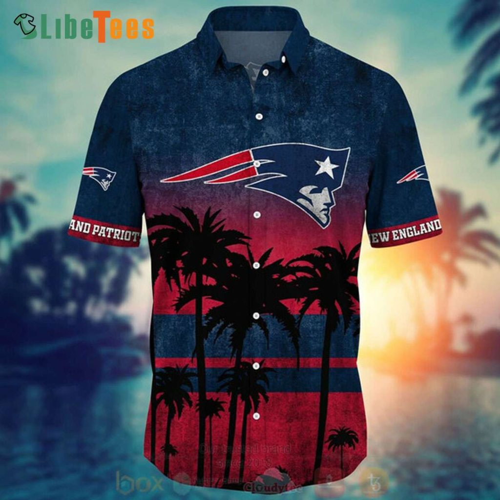 NFL New England Patriots Hawaiian Shirt Tropical Summer