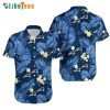 NFL New England Patriots Hawaiian Shirt Floral Yellow