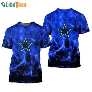 On Fire Dallas Cowboys 3D T-shirt