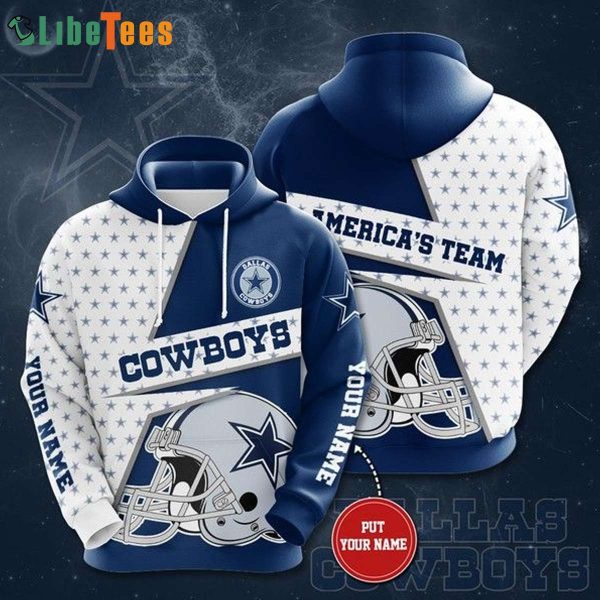 Personalized Dallas Cowboys 3D Hoodie