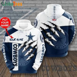 Personalized NFL Dallas Cowboys 3D Hoodie