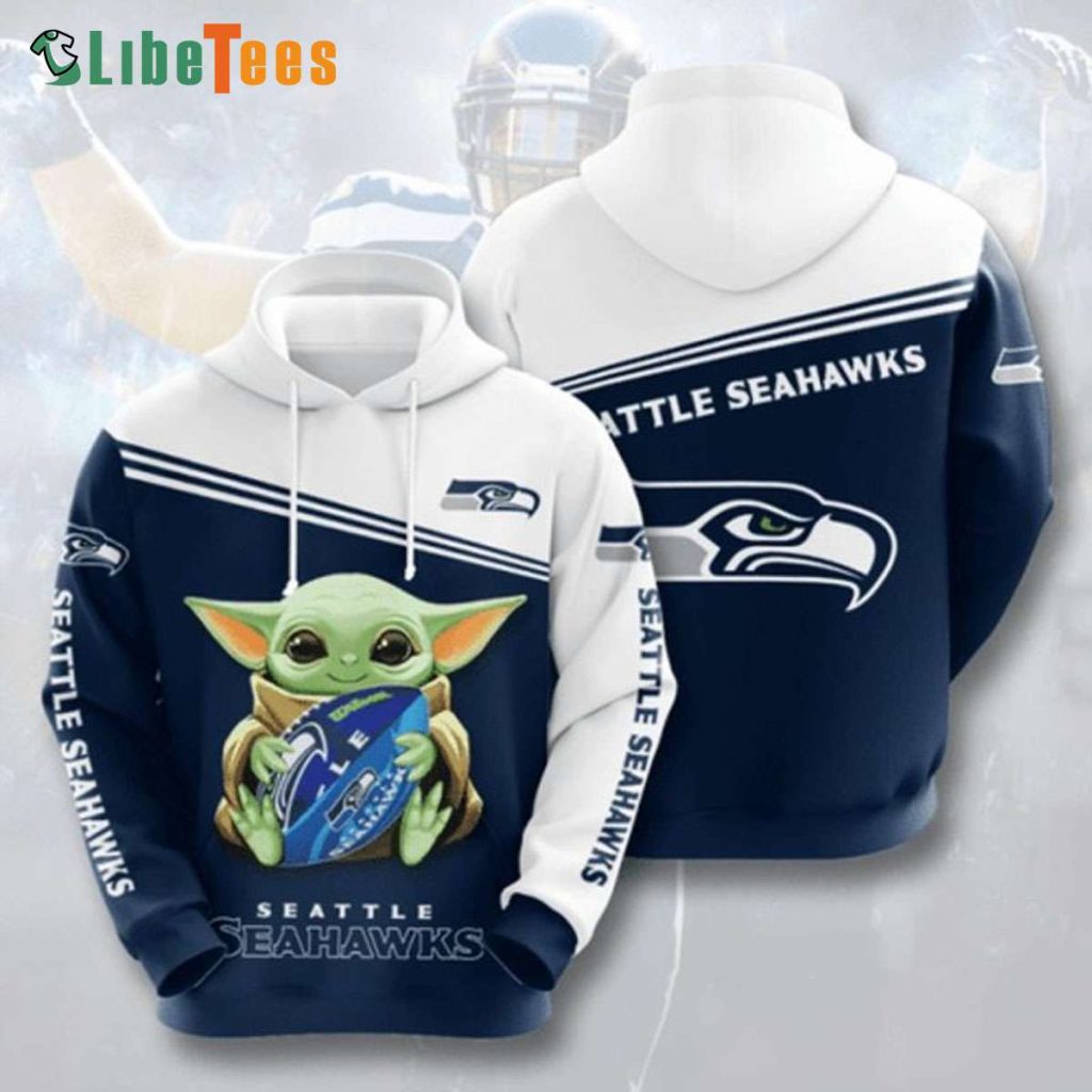 Seattle Seahawks Logo Star Wars 3D Hoodie