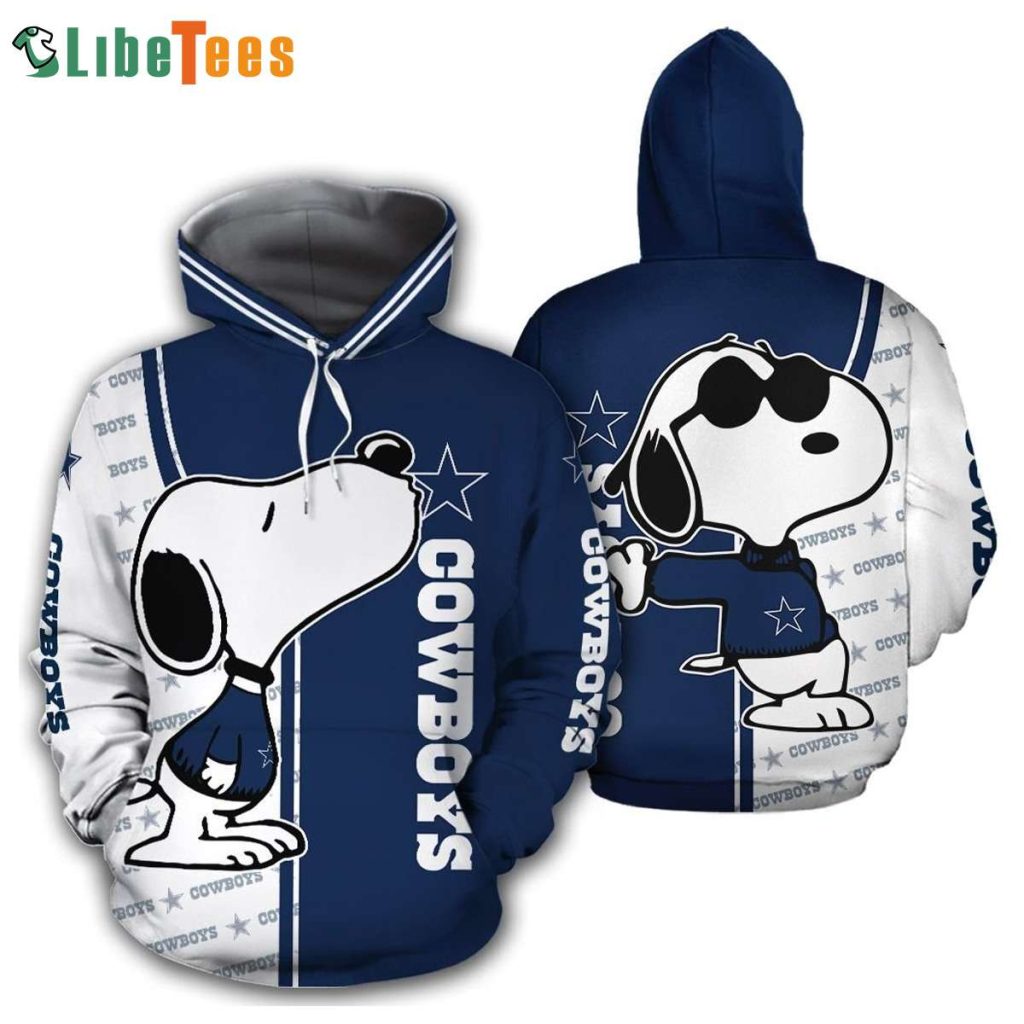 Snoopy Dallas Cowboys 3D Hoodie