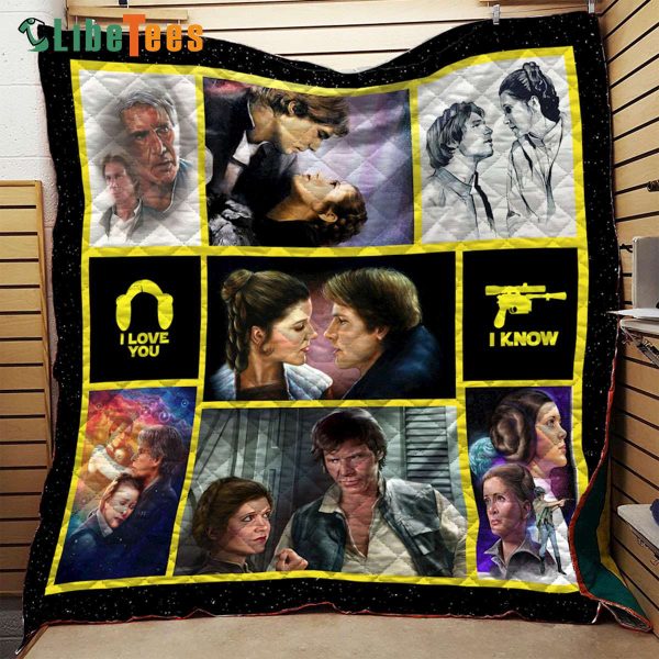 Solo Leia For Fans Star Wars Quilt Blanket, Gifts For Star Wars Lovers