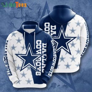 Sports American Football NFL Dallas Cowboys Logo 3D Hoodie
