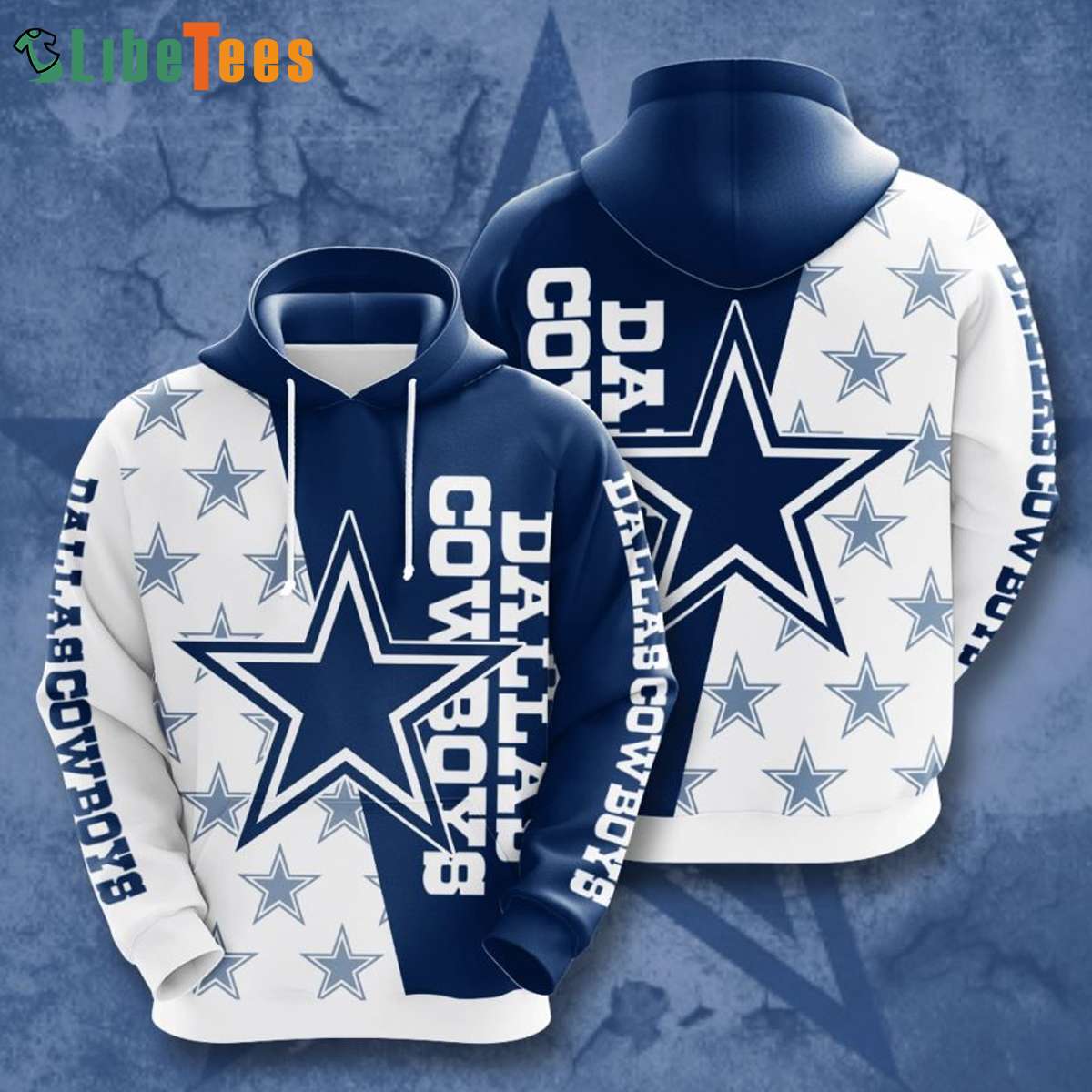 Dallas Cowboys NFL American Football League Champion 3D Hoodie