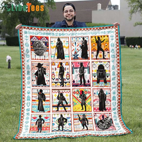 Star Wars Art Quilt Blanket, Gifts For Star Wars Fans