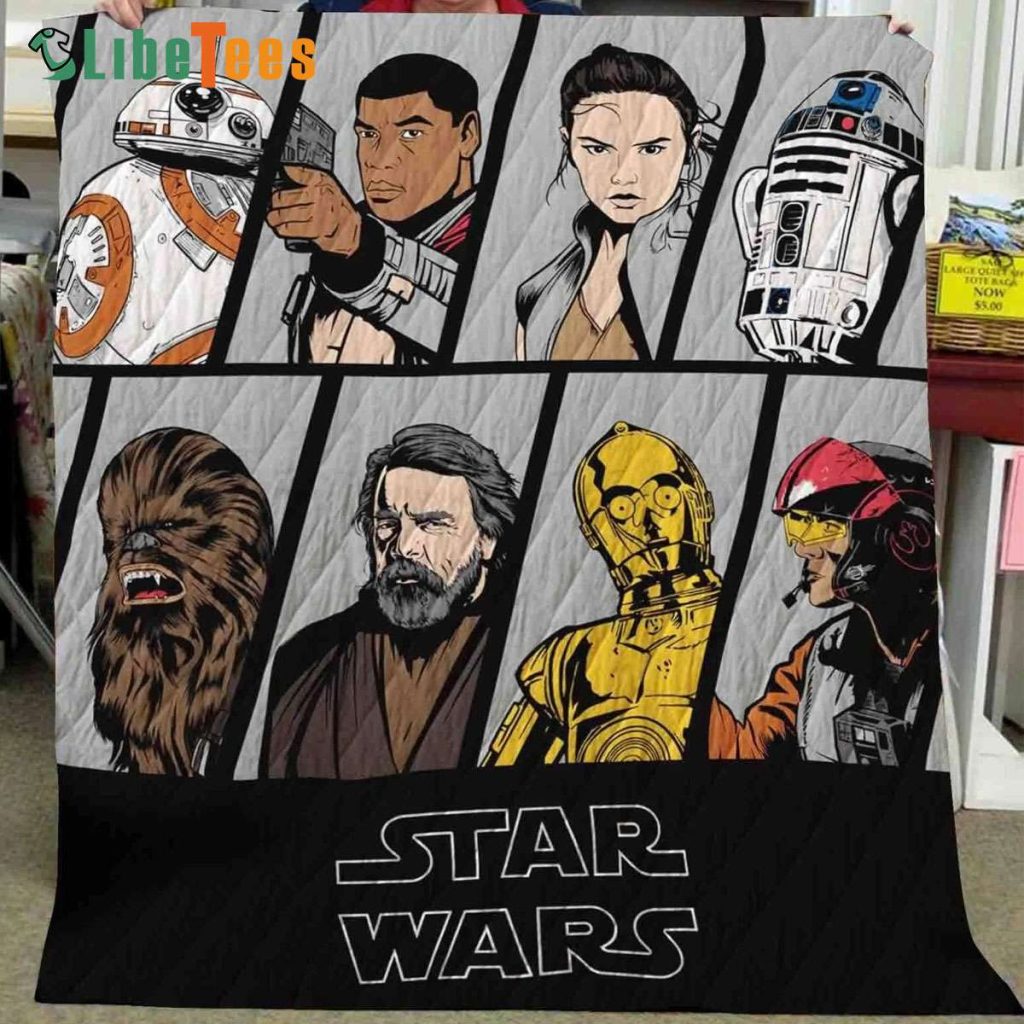 Star Wars Characters Quilt Blanket