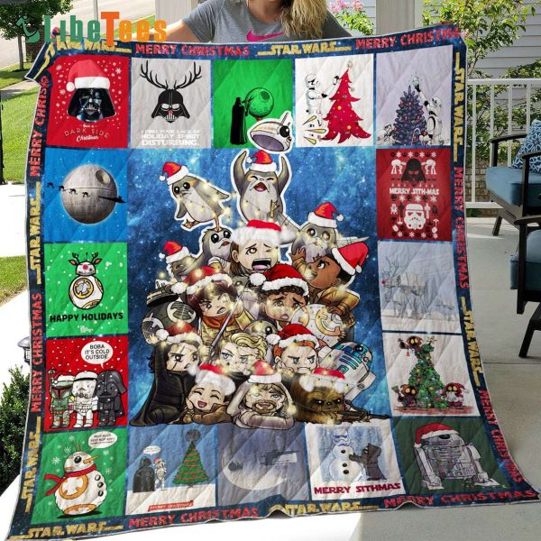 Star Wars Christmas Quilt Blanket, Gifts For Star Wars Fans