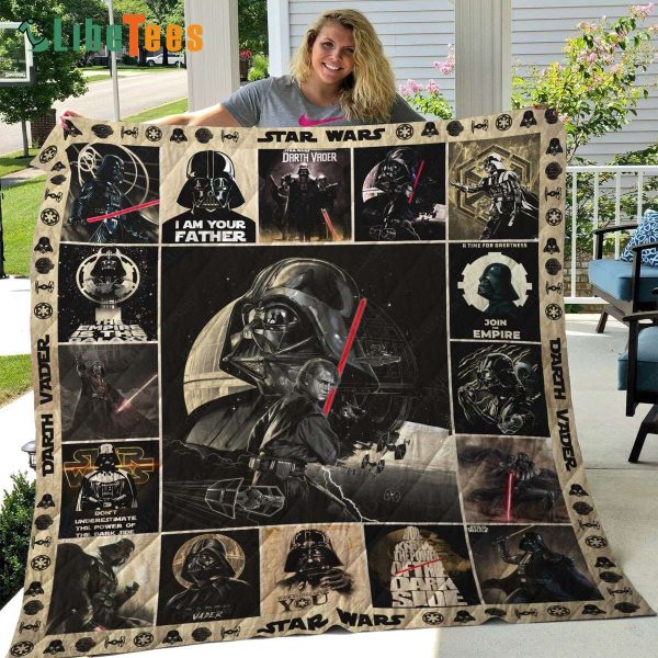 Star Wars Darth Vader All Season Quilt Blanket, Gifts For Star Wars Fans