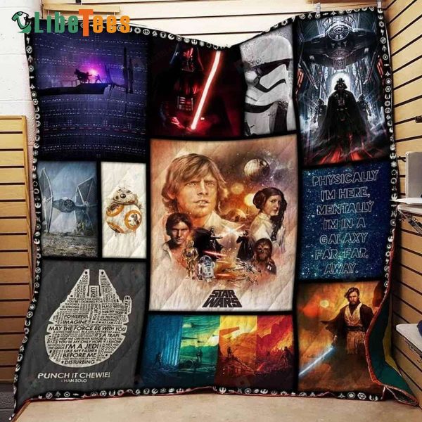 Star Wars Movie Quilt Blanket, Star Wars Gift Ideas