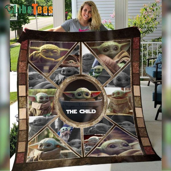 Star Wars The Child Premium Quilt Blanket, Star Wars Gift Ideas