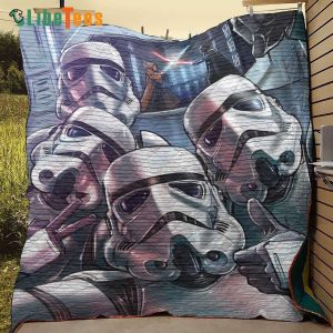 Storm Pooper Star Wars Quilt Blanket, Star Wars Gift Ideas