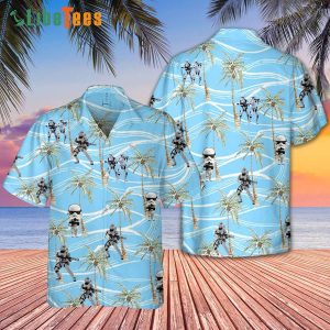 Stormtrooper Palm Tree Star Wars Hawaiian Shirt, Unique Star Wars Gifts