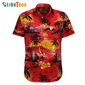 Sunset Ocean Island Star Wars Hawaiian Shirt