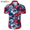 Tropical Flower New England Patriots Hawaiian Shirt, Patriots Gift