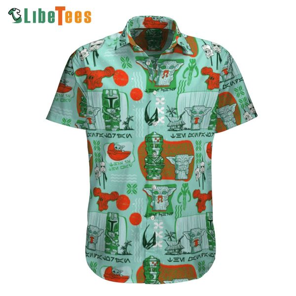 Yoda Native Green Star Wars Hawaiian Shirt