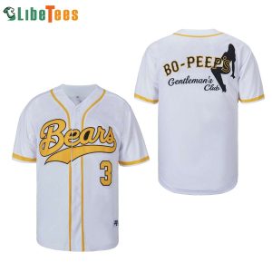 Chicago Bears Baseball Jersey Bo-Peeps Gentleman Club, Chicago Bear Gift Ideas