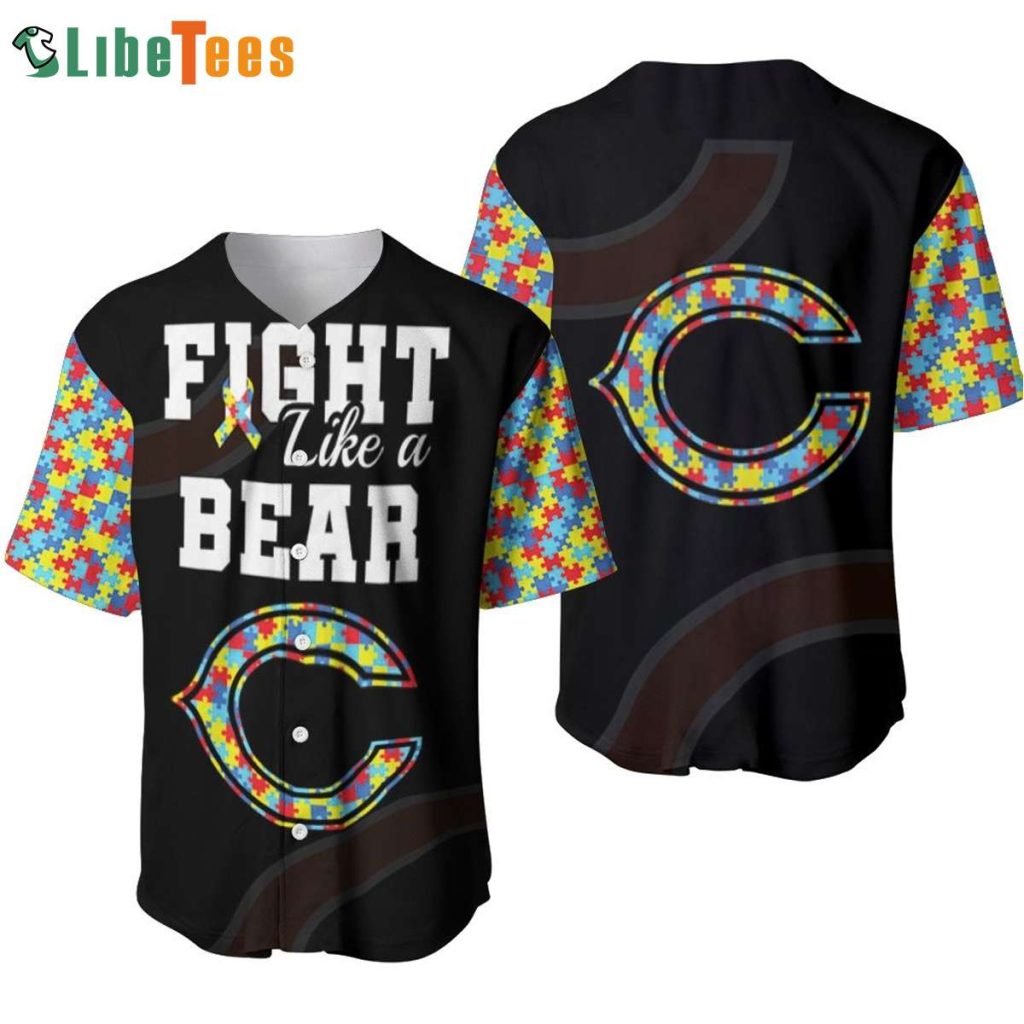 Chicago Bears Baseball Jersey Fight Like A Chicago Bears, Chicago Bears Gifts