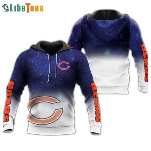 Chicago Bears Hoodie 3D Galaxy Graphic
