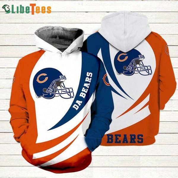 Chicago Bears Hoodie 3D Helmets