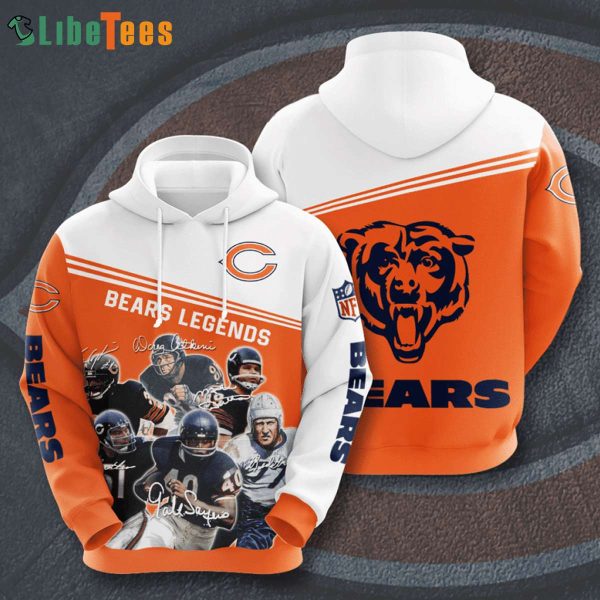 Chicago Bears Legends Hoodie 3D