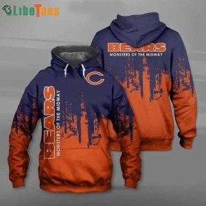 Cool NFL Chicago Bears Hoodie 3D, Chicago Bears All Over Print Hoodie