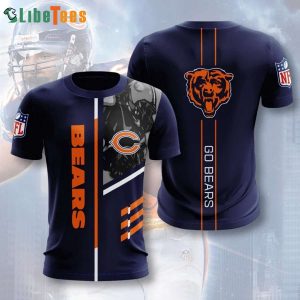 Cool NFL Chicago Bears T Shirt 3D, Chicago Bear Gifts