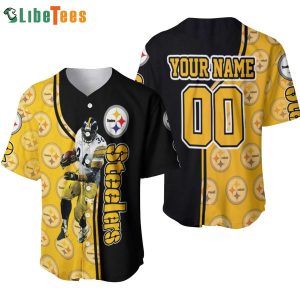 Custom Name And Number Steelers Baseball Jersey Jerome Bettis Player No 36