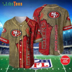 Custom Name San Francisco 49ers Baseball Jersey Hot Design