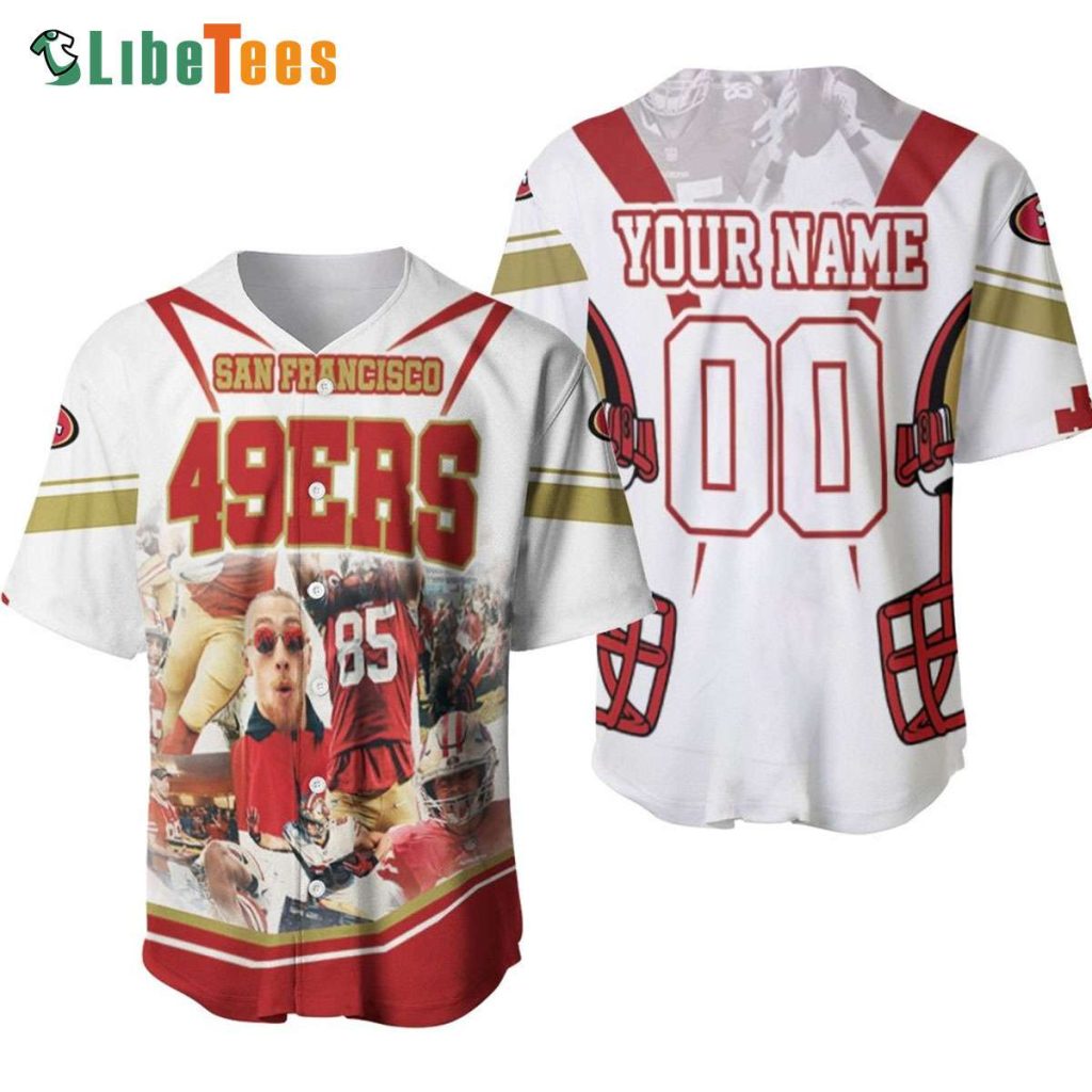 Custom Name San Francisco 49ers Baseball Jersey Nfc West Division