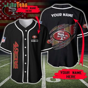 Custom Name San Francisco 49ers Baseball Jersey Special
