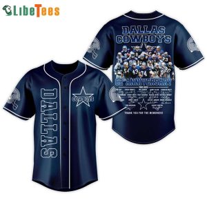 Dallas Cowboys Baseball Jersey, Dallas Cowboys 62nd Anniversary, Cowboys Gifts