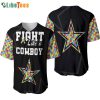 Dallas Cowboys Baseball Jersey, Fight like A Dallas Cowboys Autism Support, Unique Dallas Cowboys Gifts